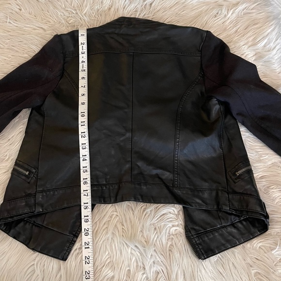 Black | Faux Leather | Jacket - Picture 12 of 14